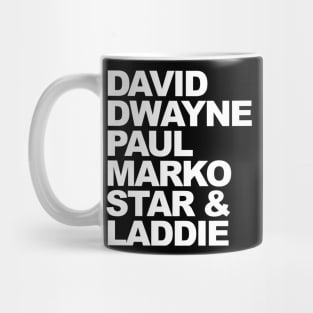 David, Dwayne, Paul, Marko, Star & Laddie - The Lost Boys Mug